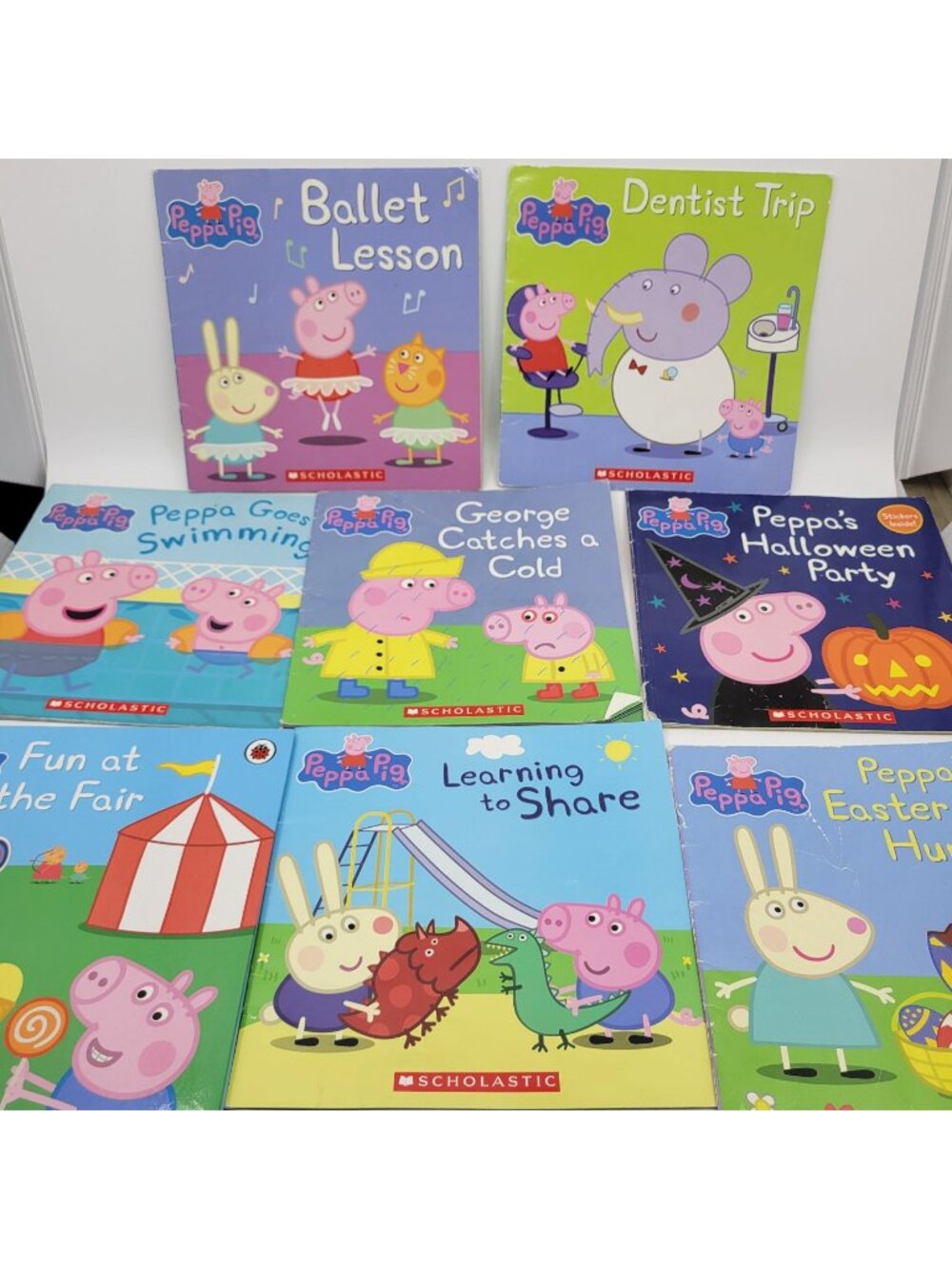 PEPPA PIG Lot of 8 Children's Books - BB241